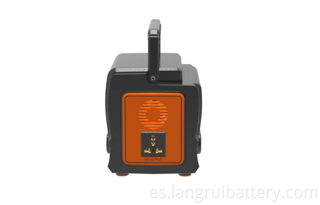 Diseño de mango portátil Salida estable BMS Protect Battery LiFePO4 Clean Battery Clean Fácil de usar Sistema de generación portátil